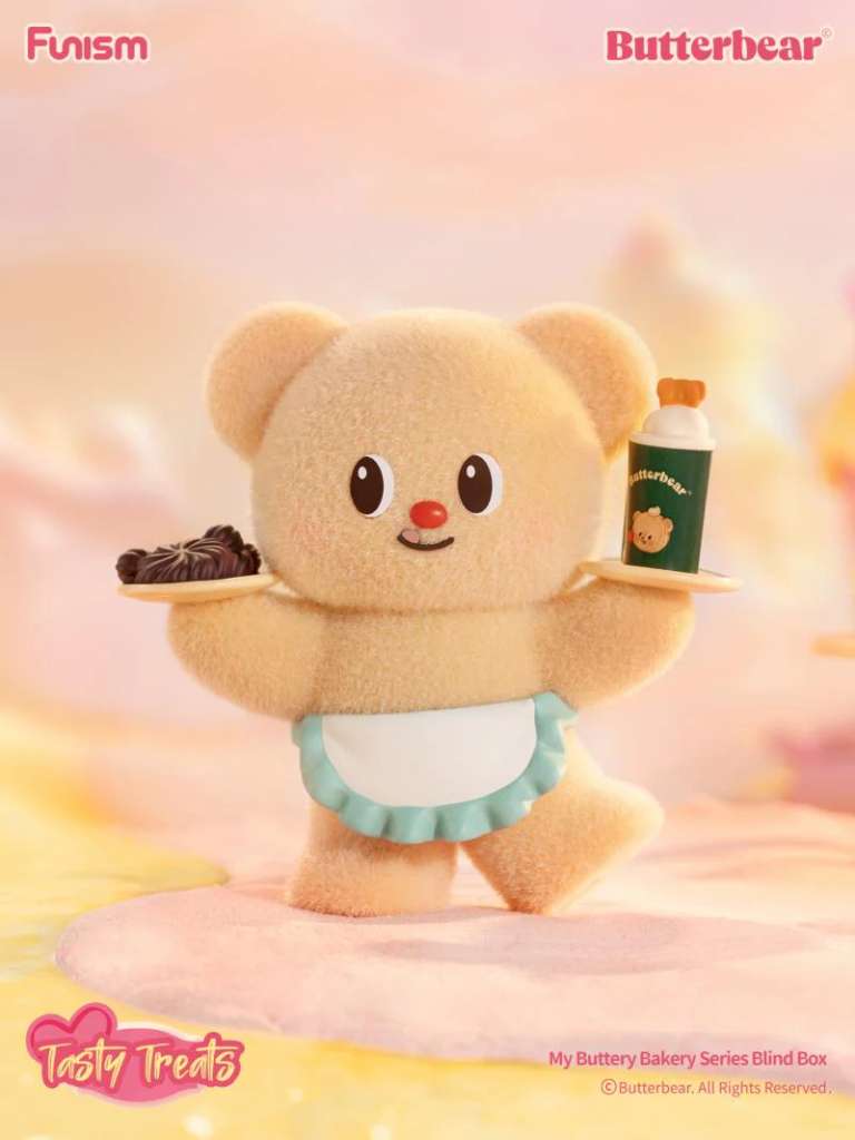 Butterbear Buttery Bakery Series Blind Box Display (8) funism