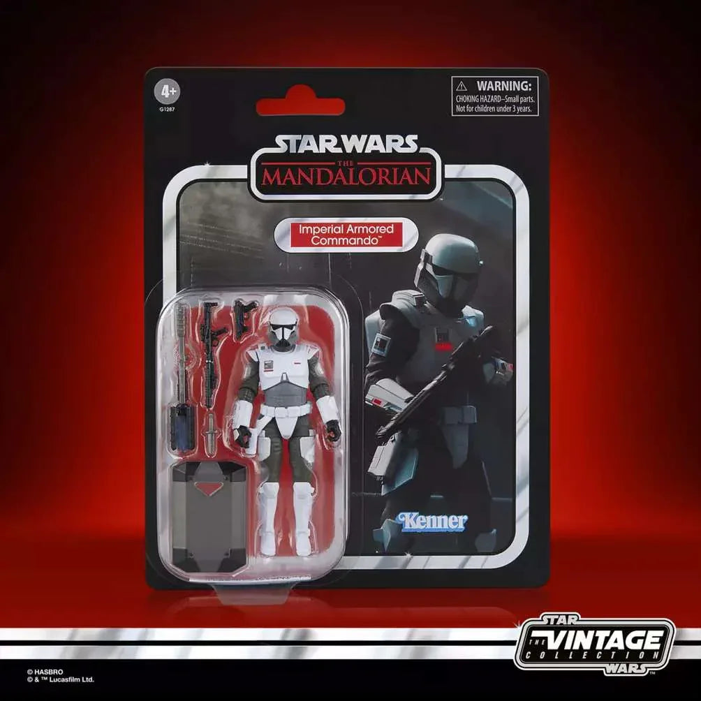 Star Wars Vintage The Mandalorian Imperial Armored Commando Action Figur - Robotto