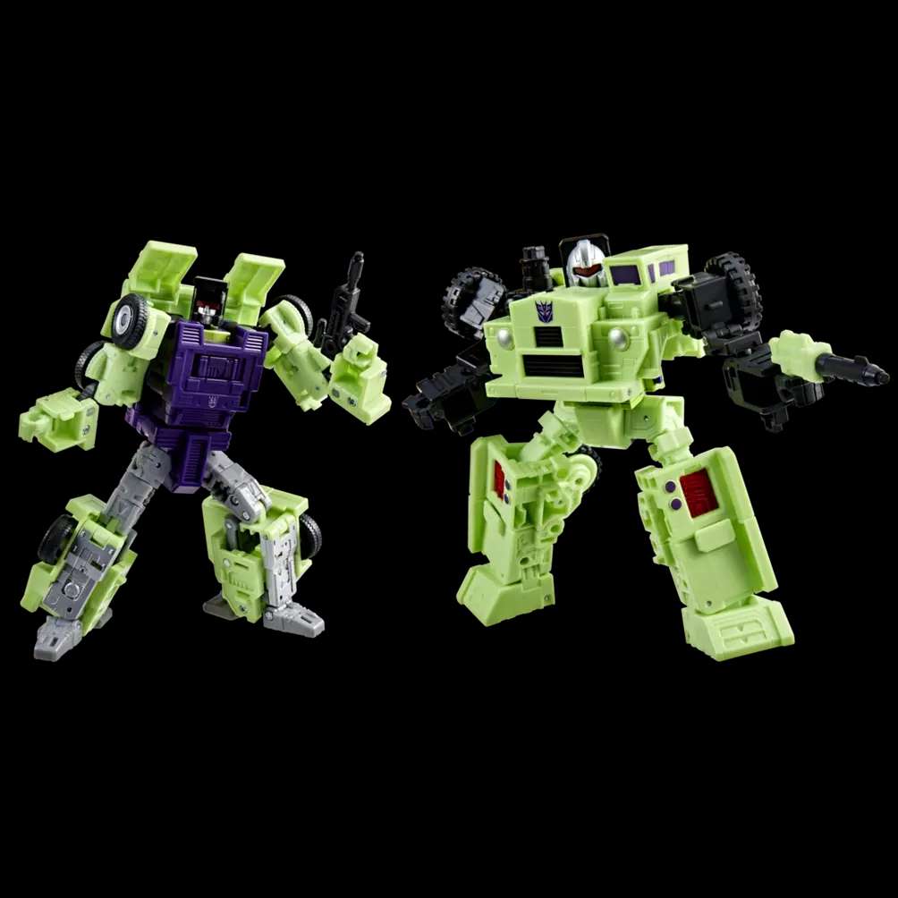 Transformers Studio Series Transformers The Movie Constructicons Long Haul och Hook Actionfigurer hasbro