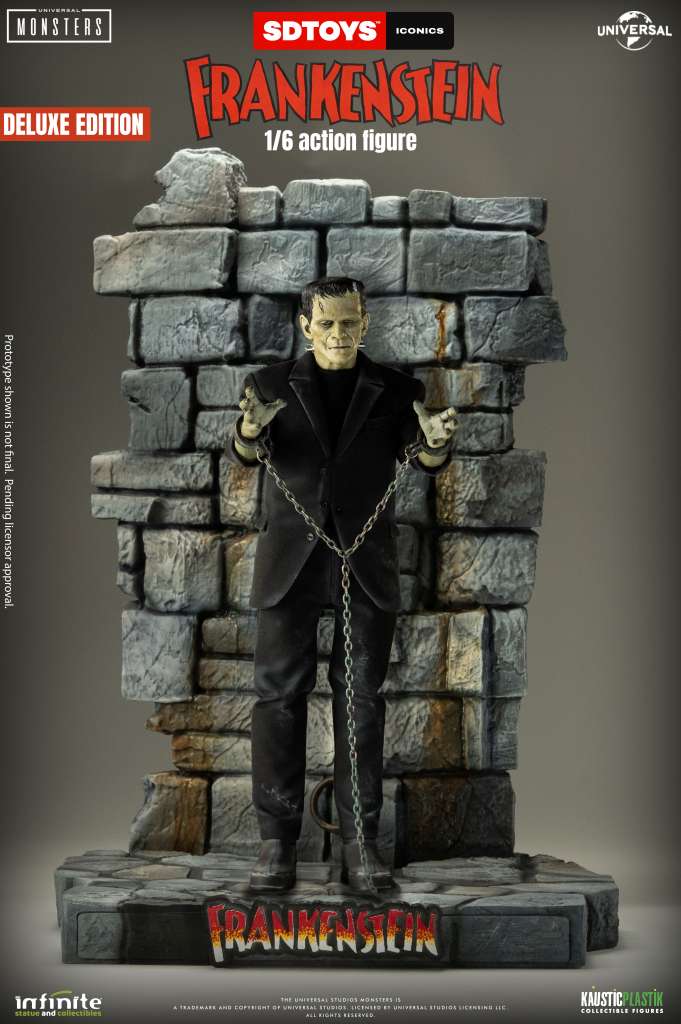 Frankenstein's monster 1/6 action figure deluxe edition infinite statue
