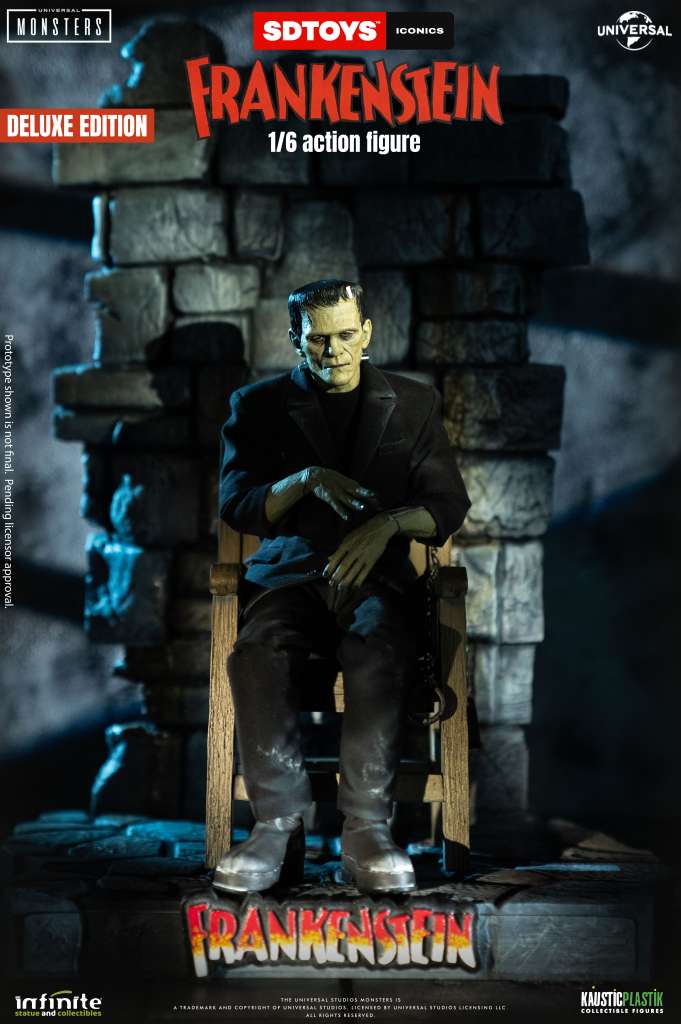 Frankenstein's monster 1/6 action figure deluxe edition infinite statue