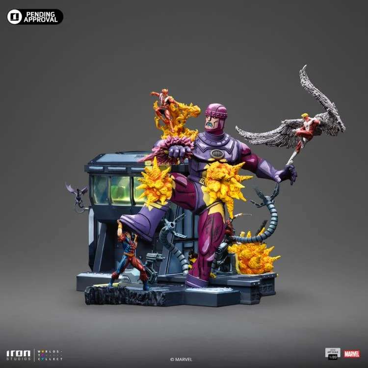 X-Men Danger Room Diorama B Comic Demi Art 1/20 Figur iron studios