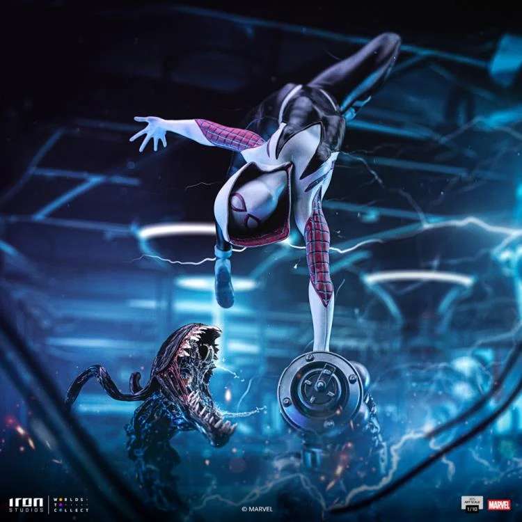 Spider-man vs Villains Ghost-Spider 1/10 Staty iron studios