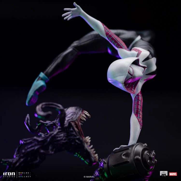 Spider-man vs Villains Ghost-Spider 1/10 Staty iron studios