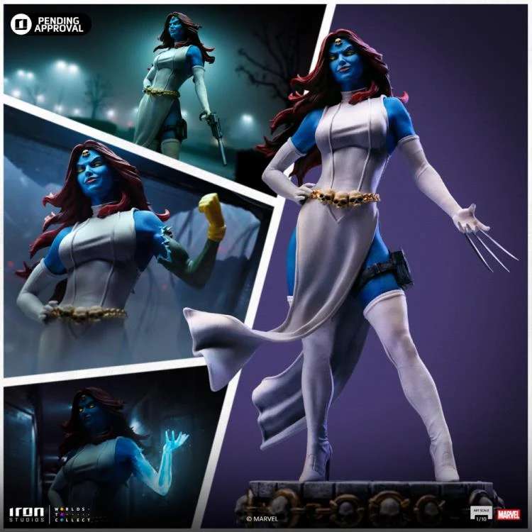 X-men Mystique 1/10 Figur – Detaljerad Samlarfigur iron studios