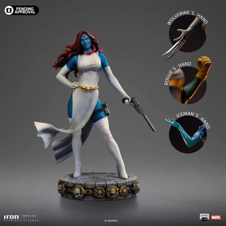 X-men Mystique 1/10 Figur – Detaljerad Samlarfigur iron studios