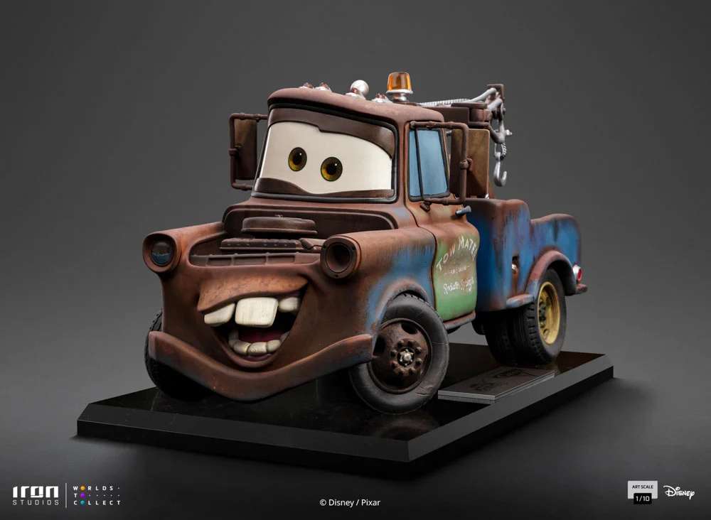 Cars Tow Mater 1/10 Staty - Detaljerad Samlarfigur iron studios