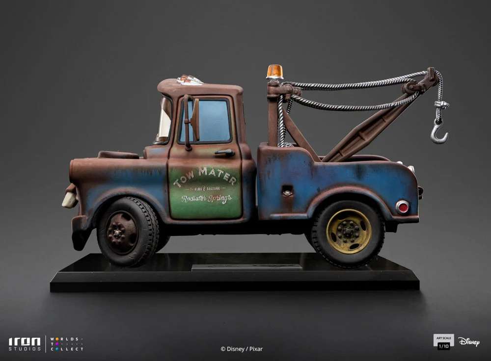 Cars Tow Mater 1/10 Staty - Detaljerad Samlarfigur iron studios