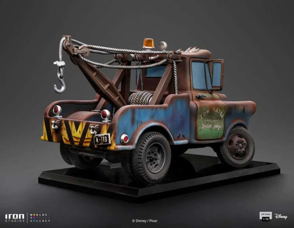 Cars Tow Mater 1/10 Staty - Detaljerad Samlarfigur iron studios