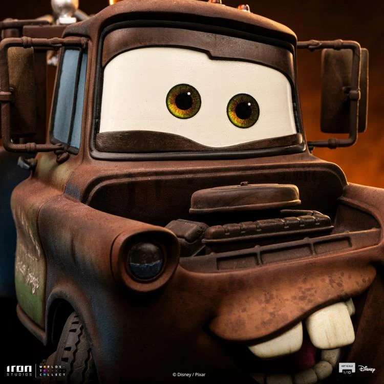 Cars Tow Mater 1/10 Staty - Detaljerad Samlarfigur iron studios