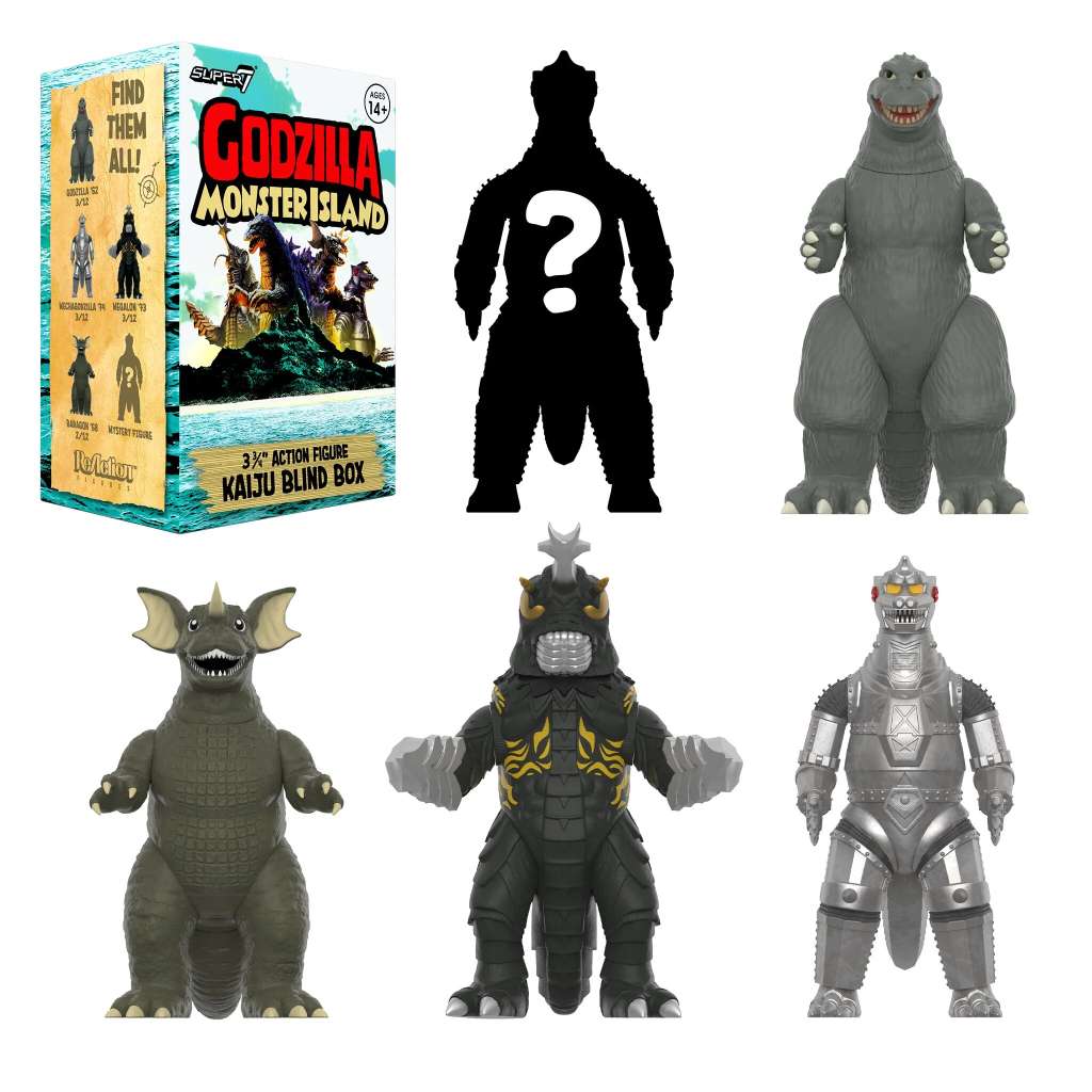 Toho Godzilla Monster Island Blind Box Display (12) super 7
