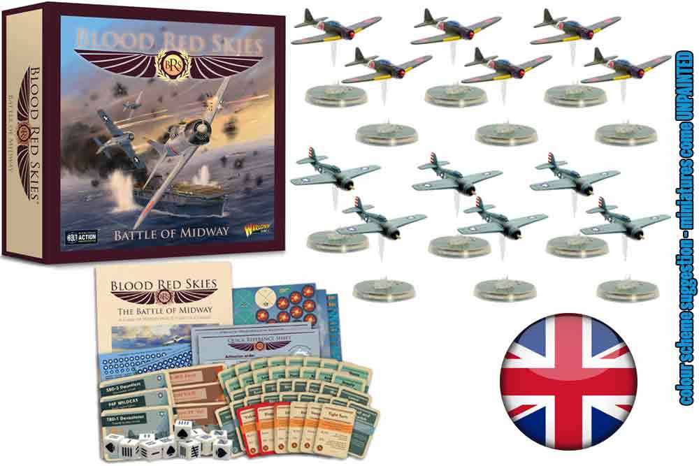 Blood Red Skies: The Battle of Midway Starter Set (English) warlord games