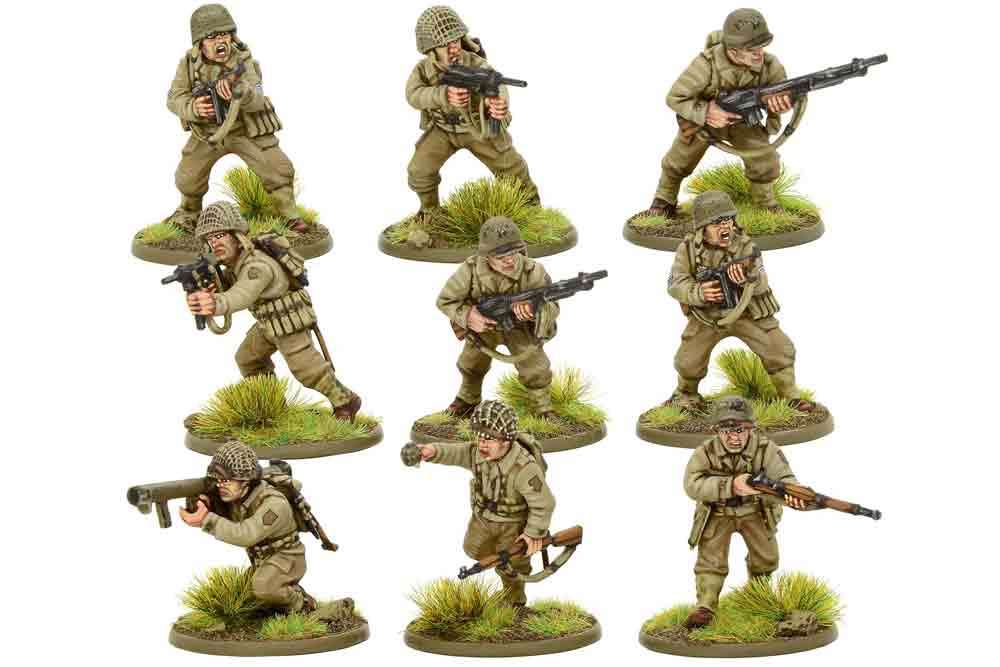 Bolt Action - US Infanteri Amerikansk G.I. warlord games