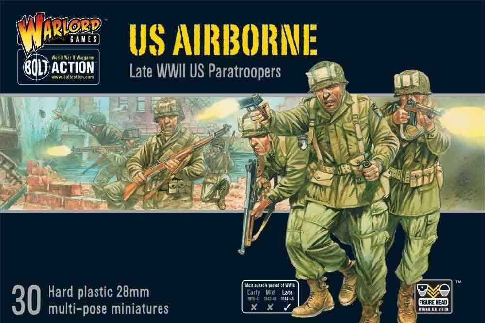 Bolt Action - US Airborne Paratroopers Late WWII warlord games