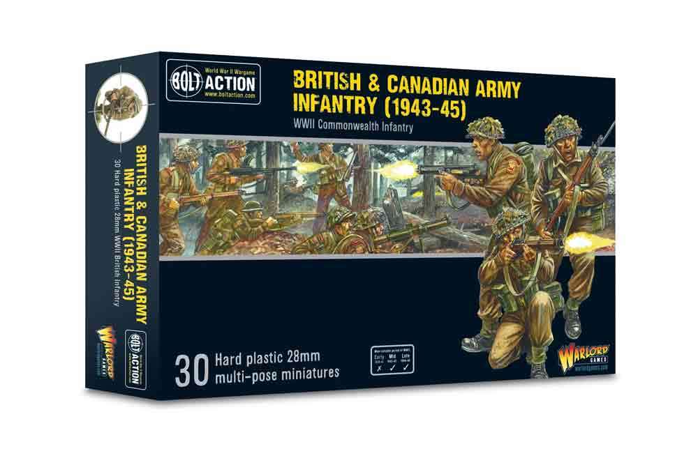 Bolt Action - Brittiska & Kanadensiska Armén Infanteri (1943-45) warlord games