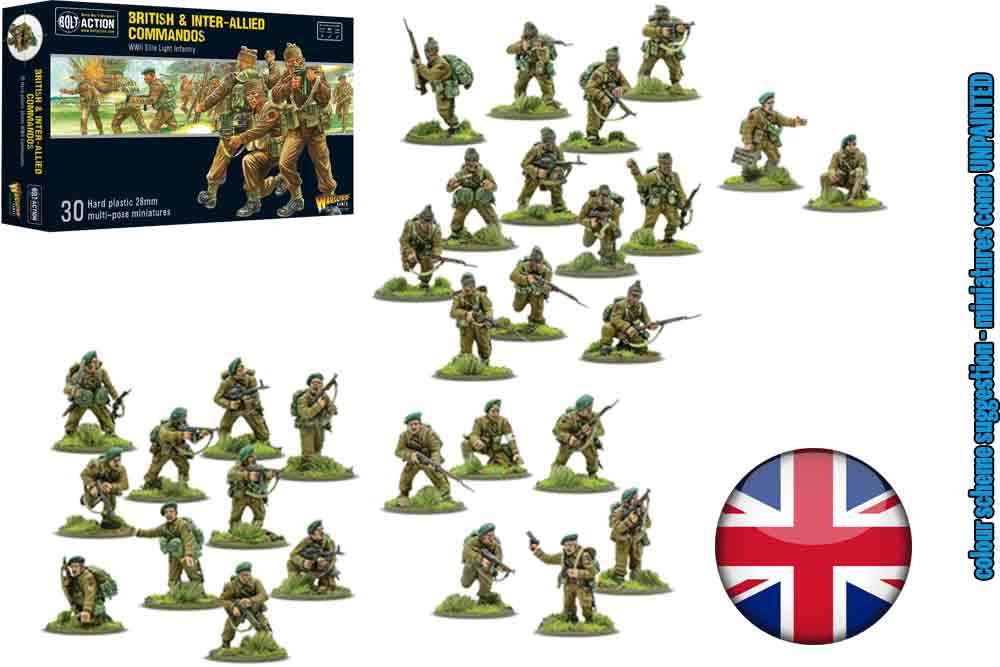 Bolt Action - British & Inter-Allied Commandos (2021 version) warlord games