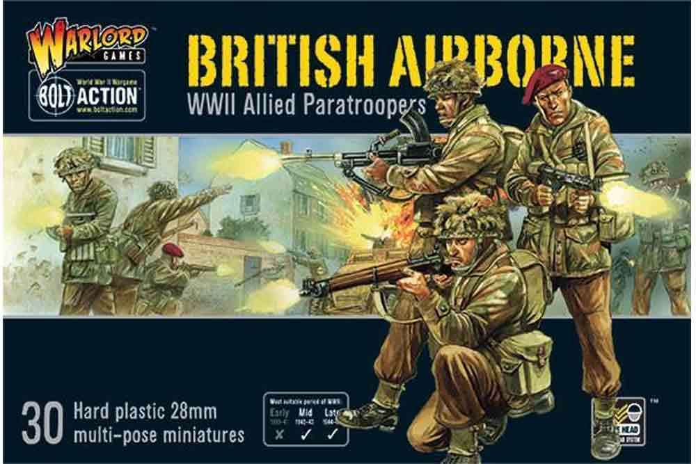 Bolt Action - British Airborne Miniatures warlord games