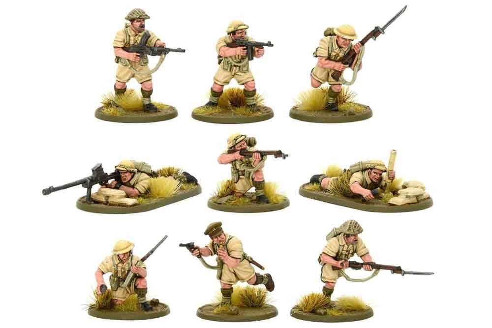 Bolt Action - British 8th Army Infantry - Robotto