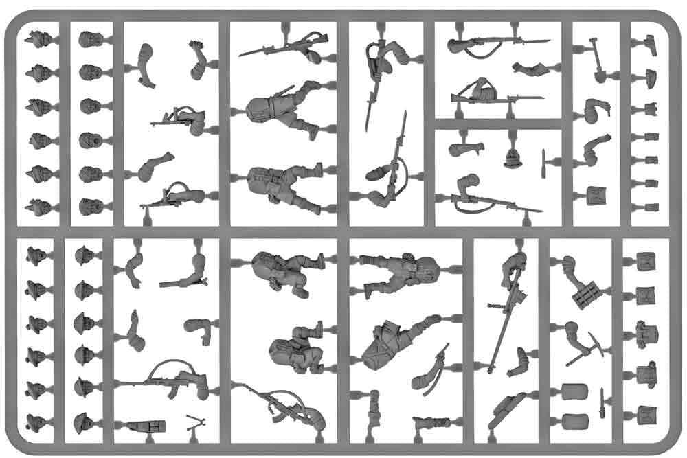 Bolt Action - British 8th Army Infantry warlord games