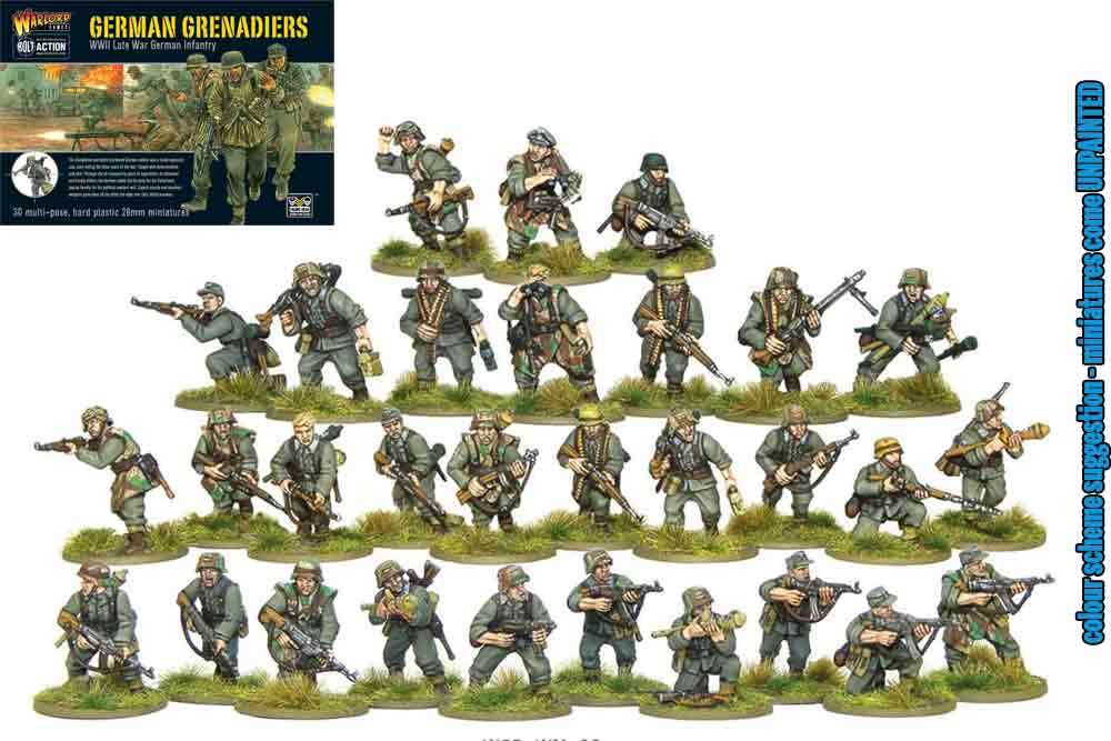 Tyska Granatkastare - Bolt Action Miniatyrset warlord games
