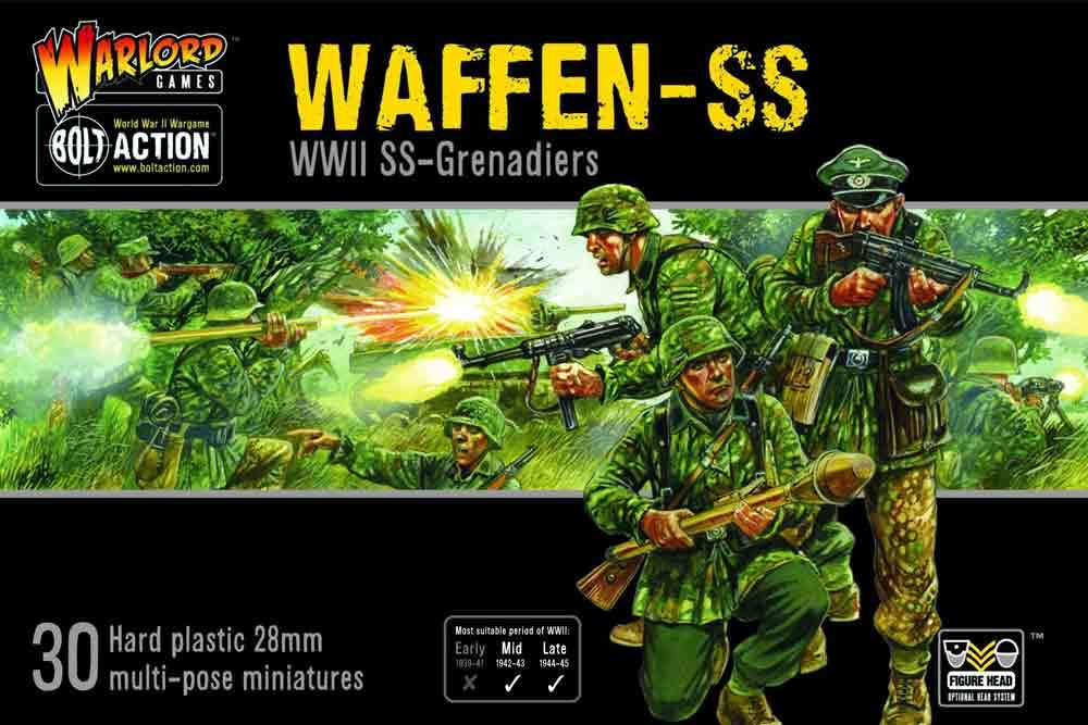 Bolt Action - Tyskt Waffen SS Miniatyrset warlord games