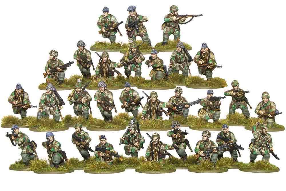 Tysk Fallschirmjäger Miniatyrset warlord games