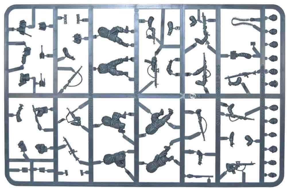 Tysk Fallschirmjäger Miniatyrset warlord games