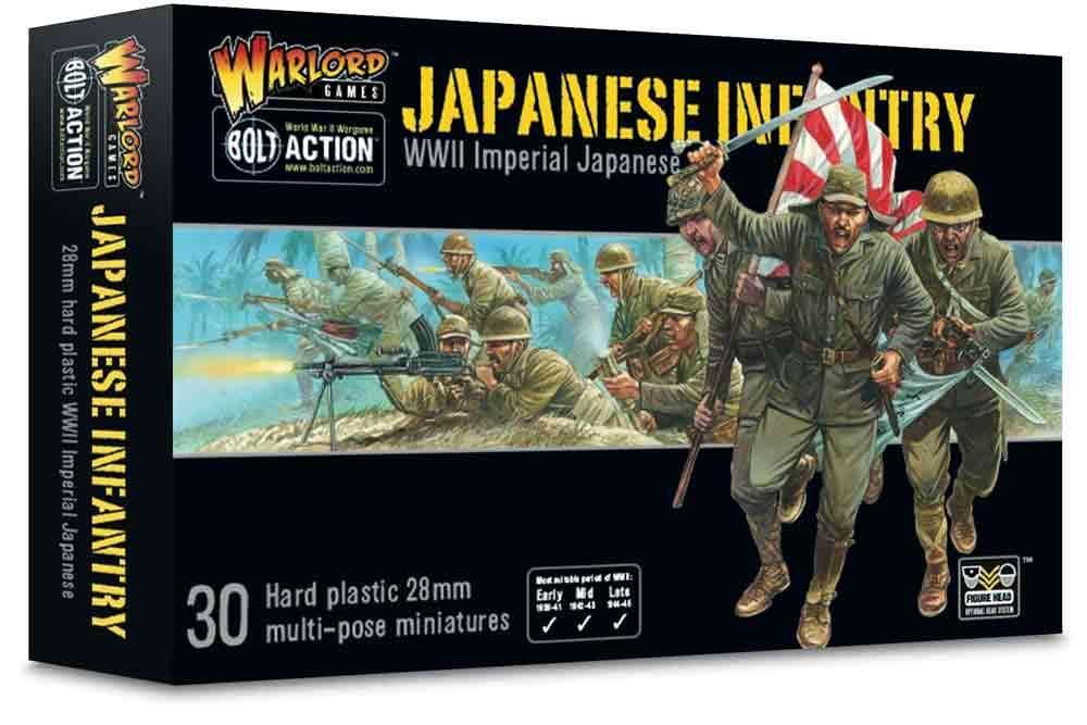 Bolt Action - Japansk Infanteri Miniatyrer - Robotto