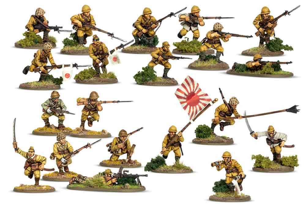 Bolt Action - Japansk Infanteri Miniatyrer - Robotto