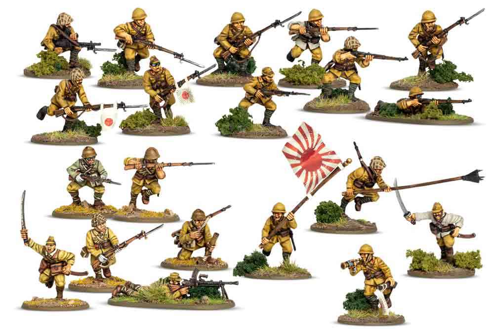 Bolt Action - Japansk Infanteri Miniatyrer warlord games