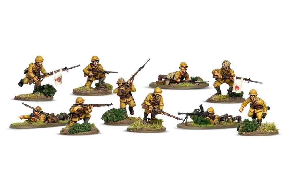Bolt Action - Japansk Infanteri Miniatyrer - Robotto