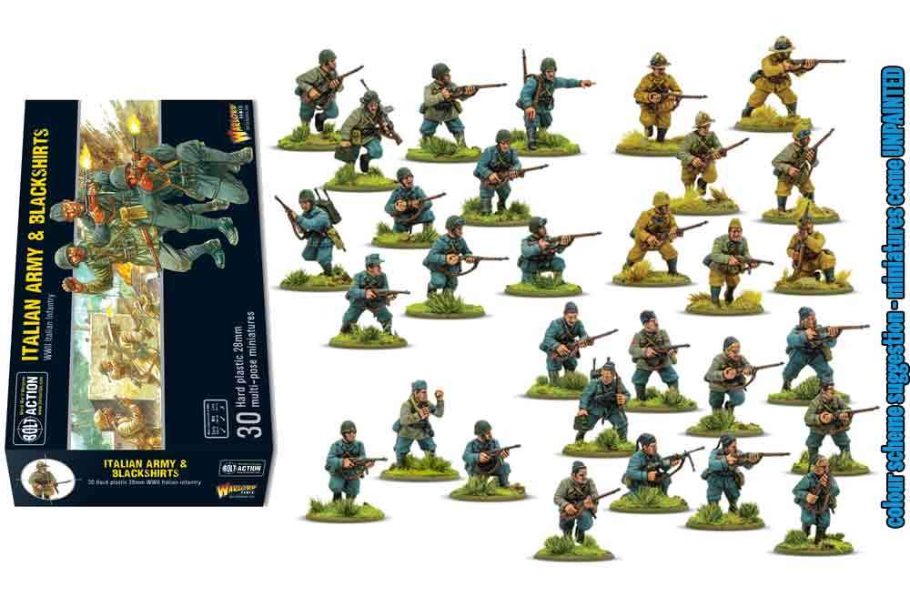 Bolt Action – Italienska Armén & Svartskjortor warlord games