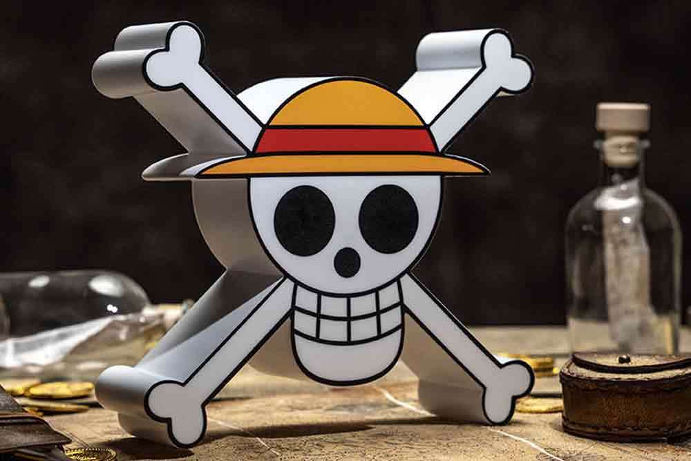 One Piece Straw Hat Jolly Roger Lampa abystyle studio