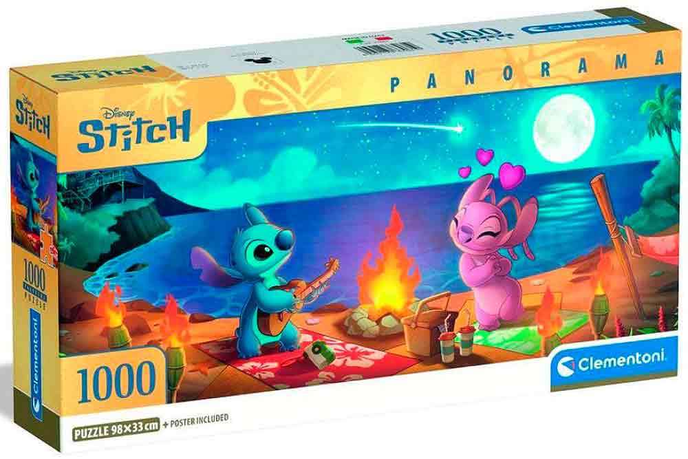 Disney Lilo & Stitch Pussel 1000 Bitar - Stitch & Angel clementoni