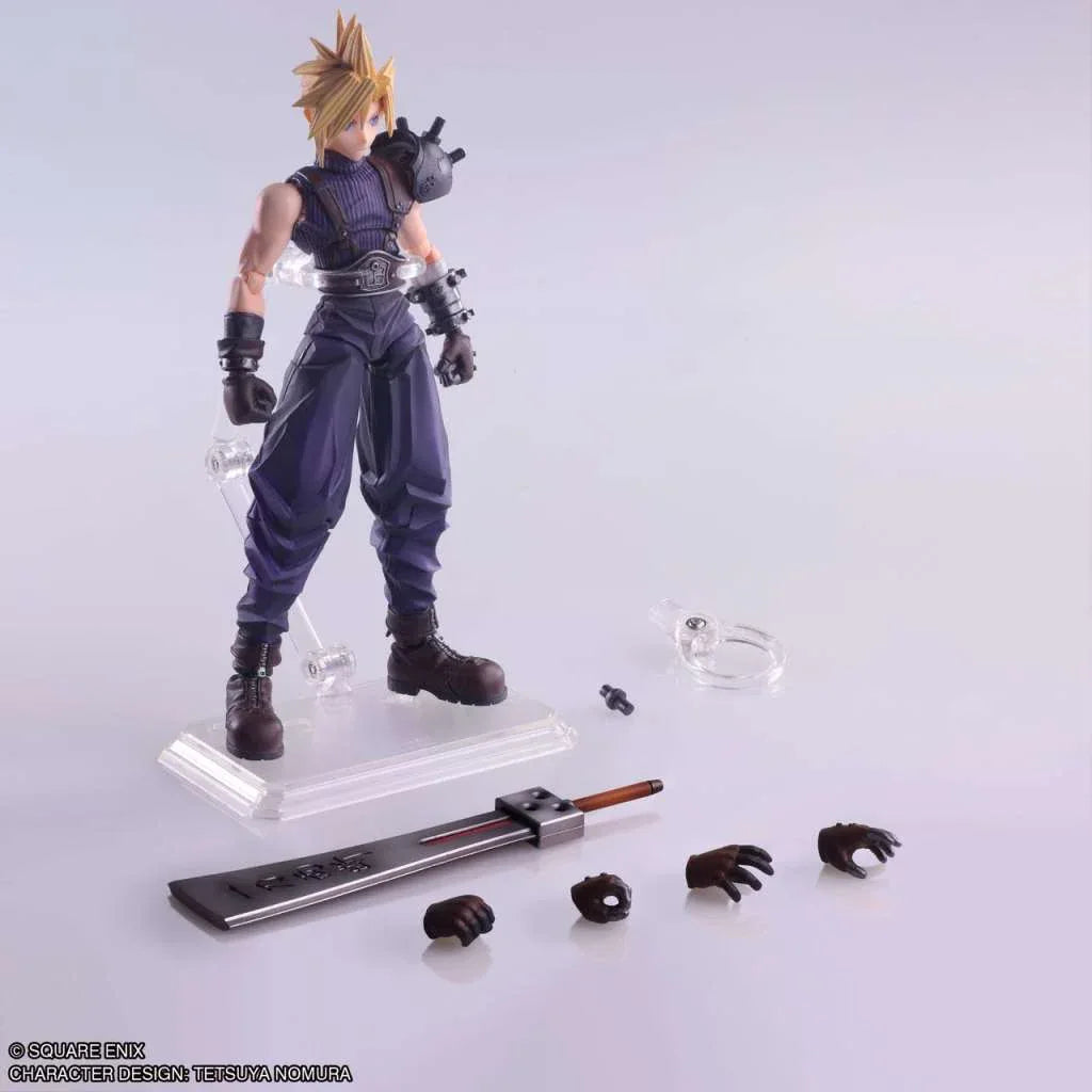 Final Fantasy 7 Cloud Strife Hardedge Bring Arts AF - Samlarfigur - Robotto