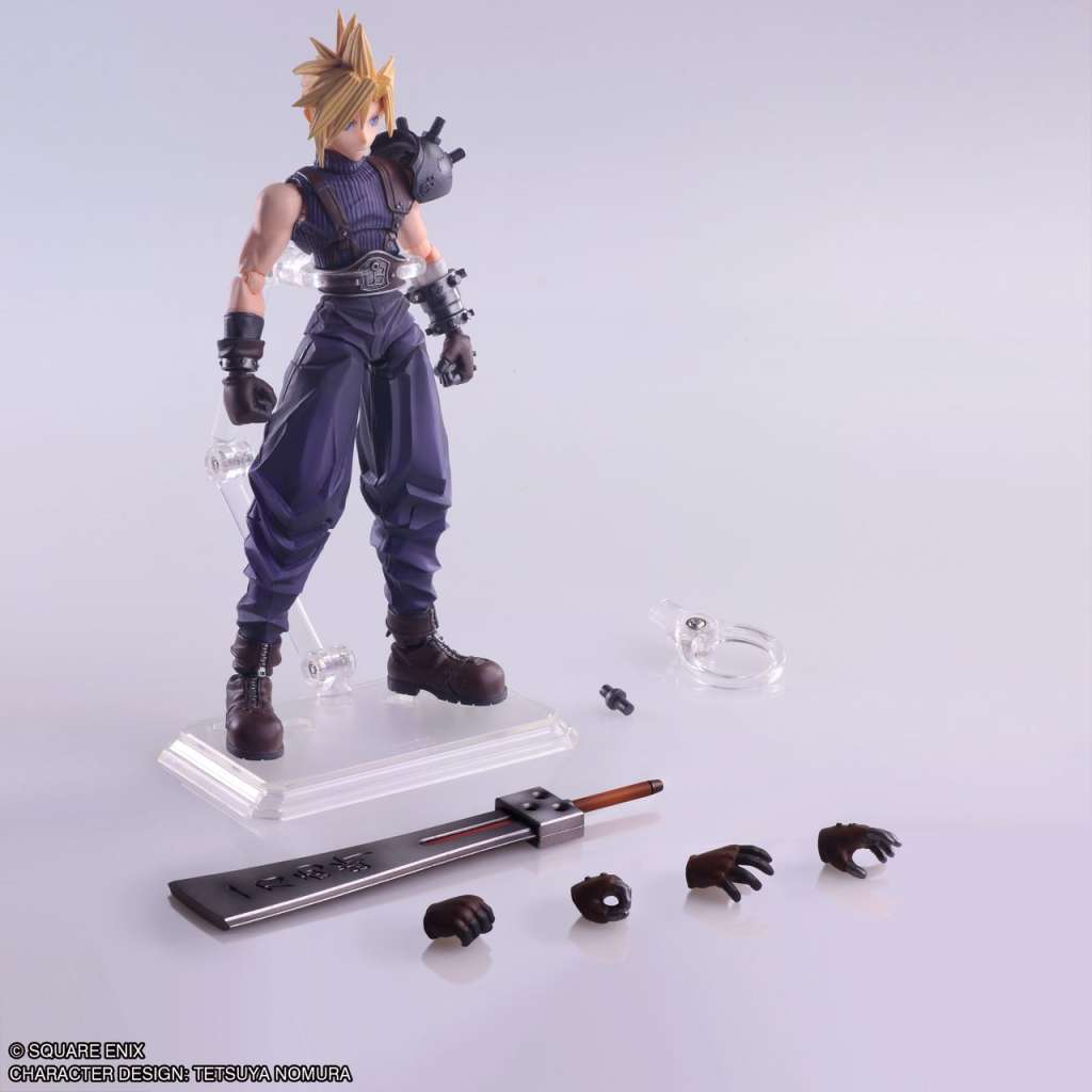 Final Fantasy 7 Cloud Strife Hardedge Bring Arts AF - Samlarfigur square enix