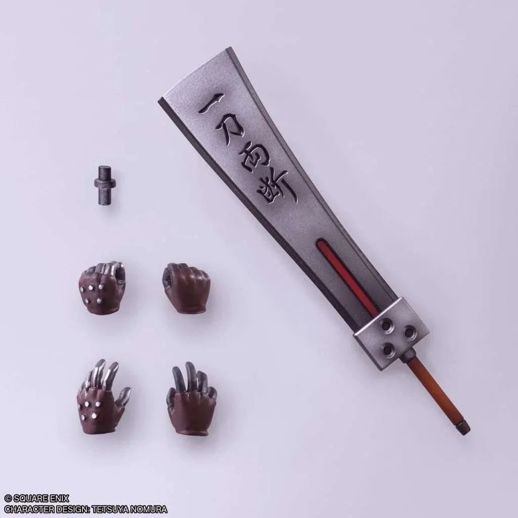 Final Fantasy 7 Cloud Strife Hardedge Bring Arts AF - Samlarfigur - Robotto