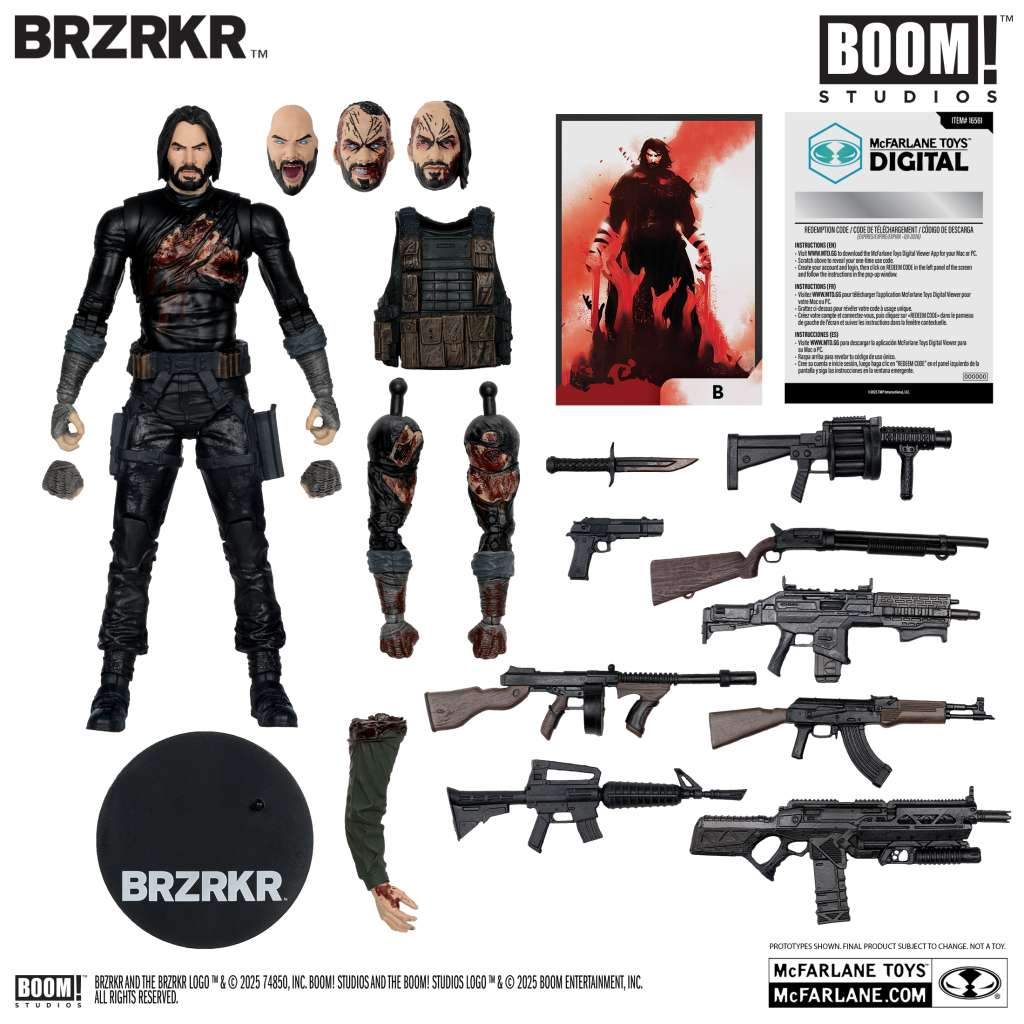 Brzrkr 7-Inch B Action Figure mcfarlane toys 2025