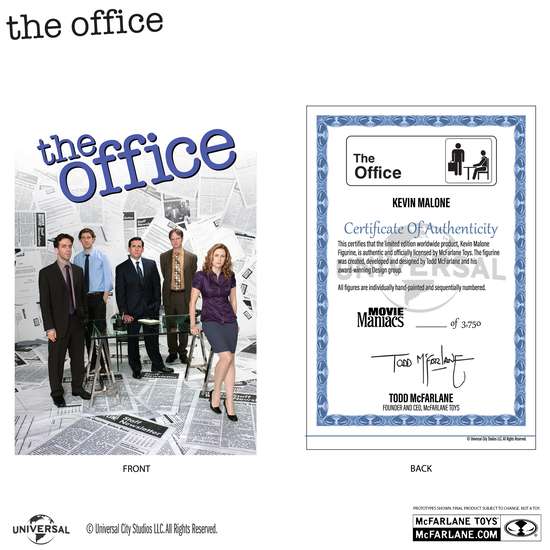 Movie Maniacs The Office Kevin Malone Figur mcfarlane toys 2025