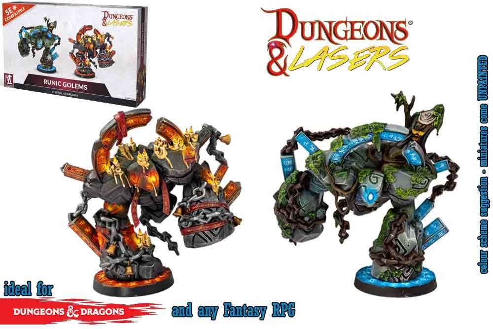 Dungeons & lasers: runiska golems