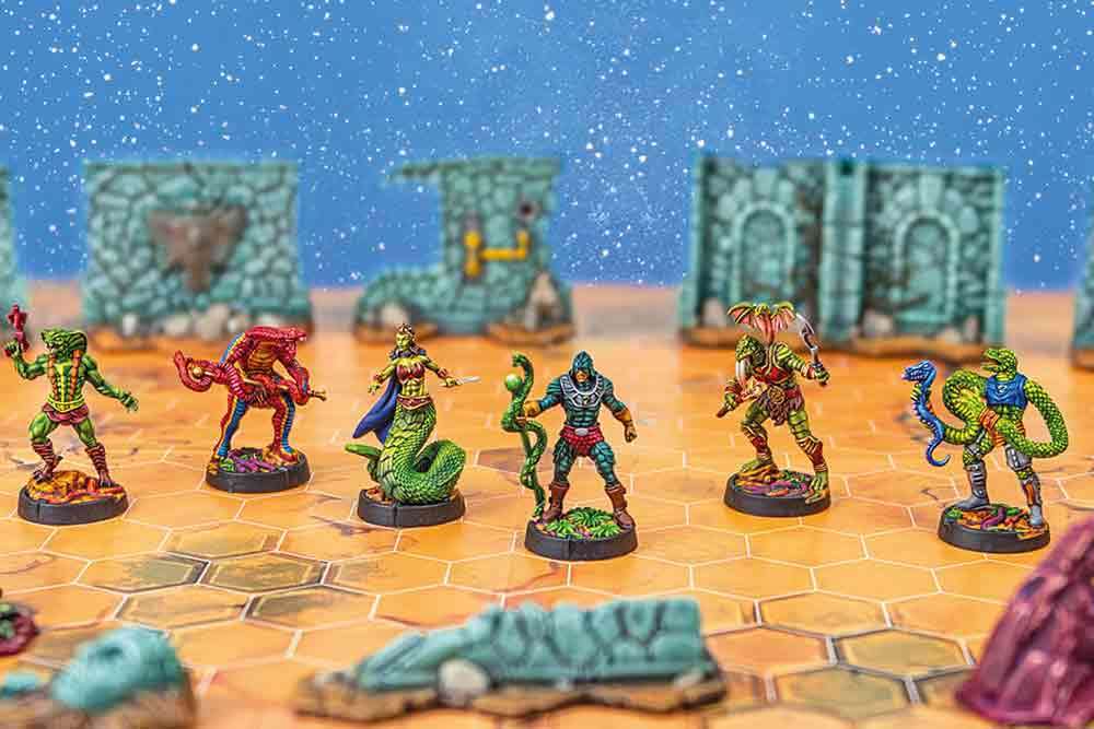 Masters of the Universe Battleground - Wave 8: Snake Men Faction - Fransk Version archon games