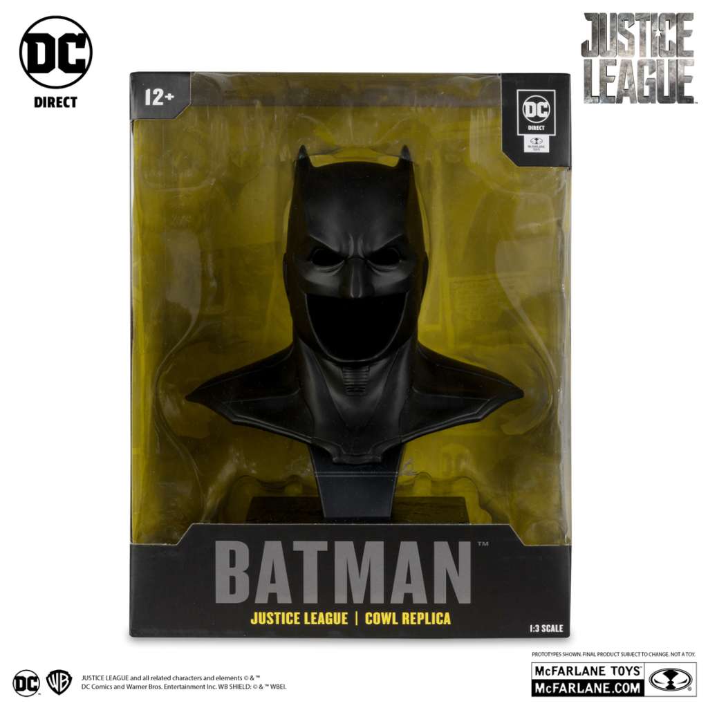 Batman 1:3 Cowl Replica - Justice League Tactical Suit mcfarlane toys 2025