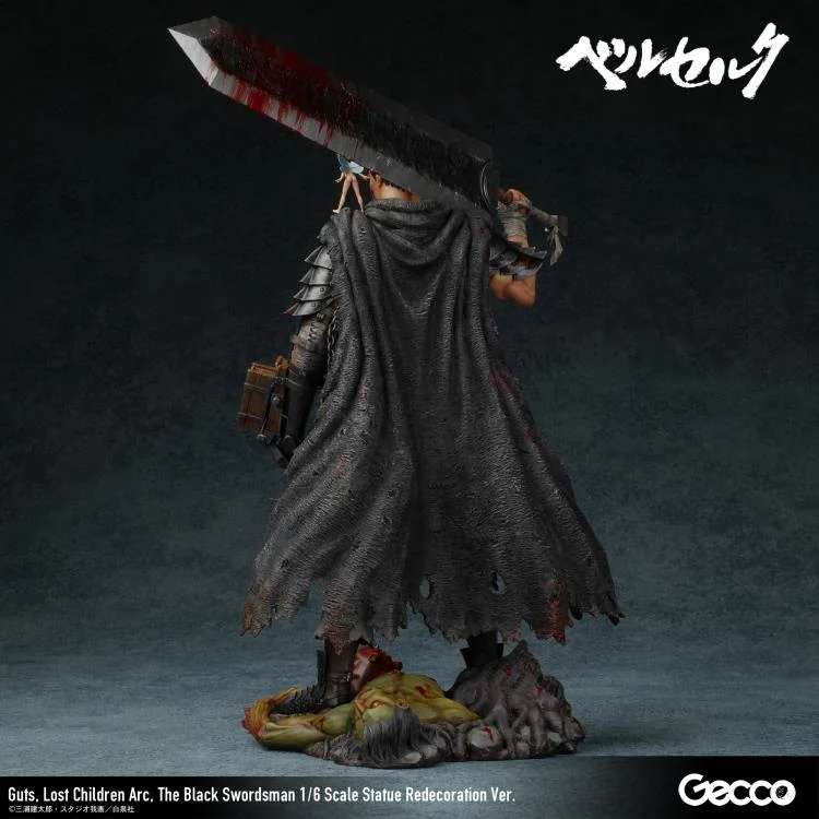 Berserk Guts Black Swordsman Lost Children Arc Redeo 1/6 Skala Staty Robotto