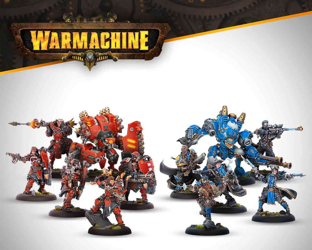 Warmachine - Khador vs Cygnar Limited Edition Två Spelare Set steamforged games