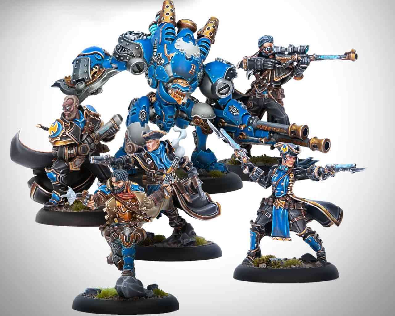 Warmachine - Khador vs Cygnar Limited Edition Två Spelare Set steamforged games