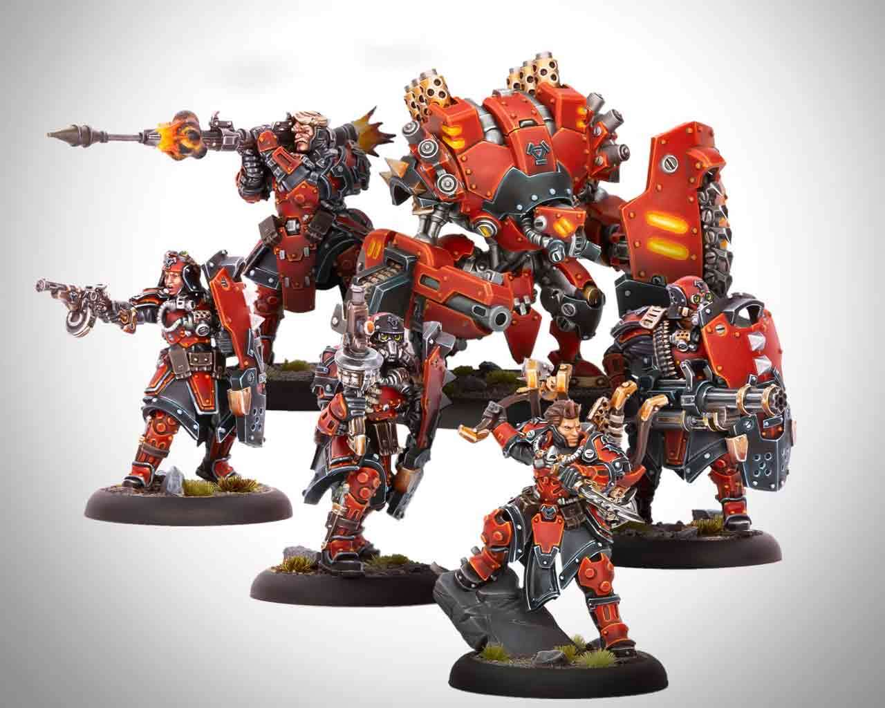 Warmachine - Khador vs Cygnar Limited Edition Två Spelare Set steamforged games