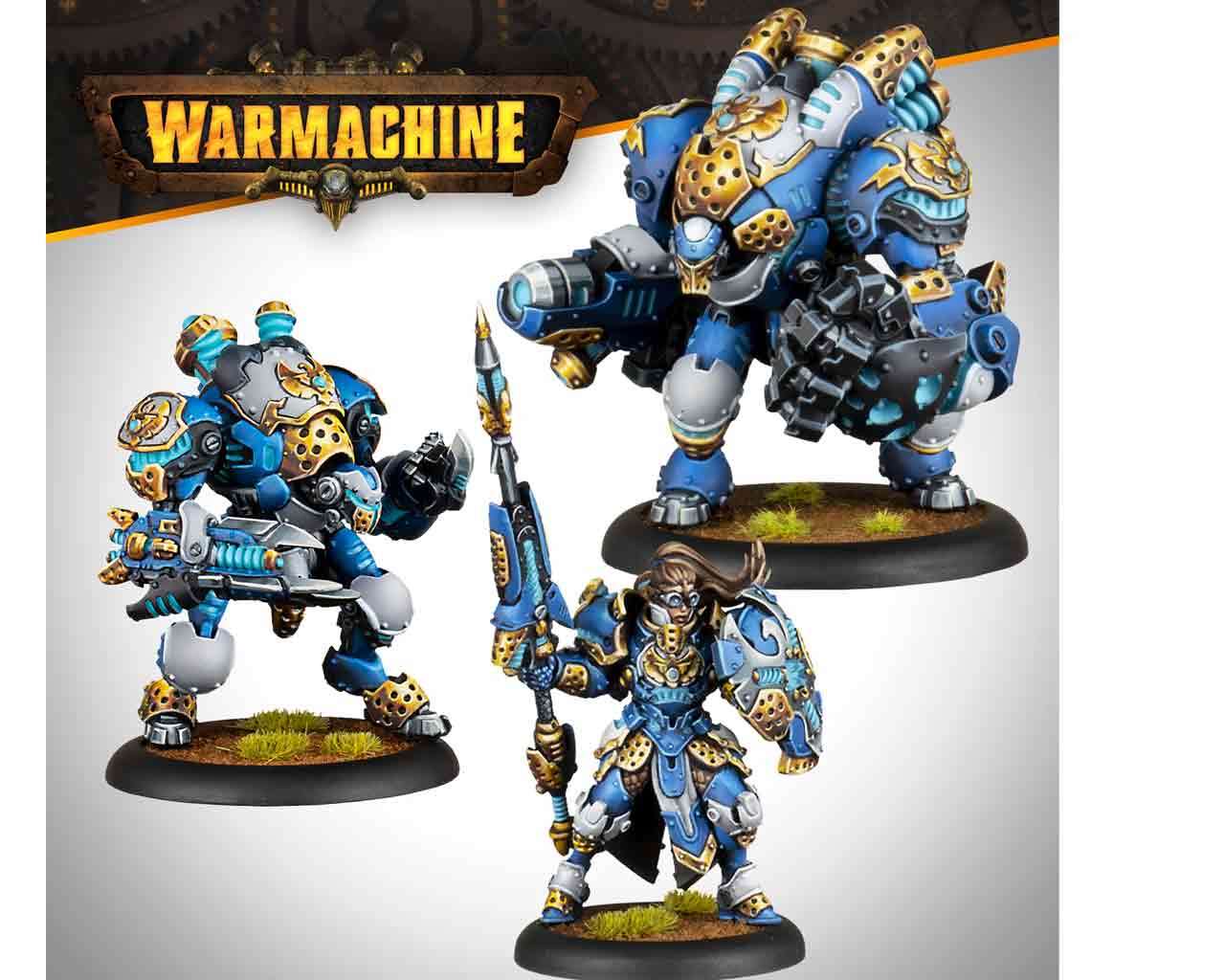 Warmachine Cygnar Storm Battlegroup Box steamforged games