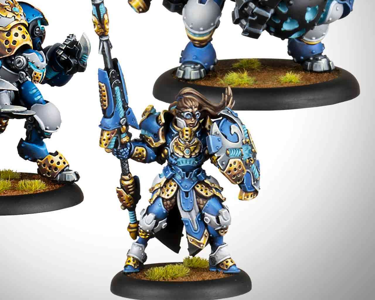 Warmachine Cygnar Storm Battlegroup Box steamforged games