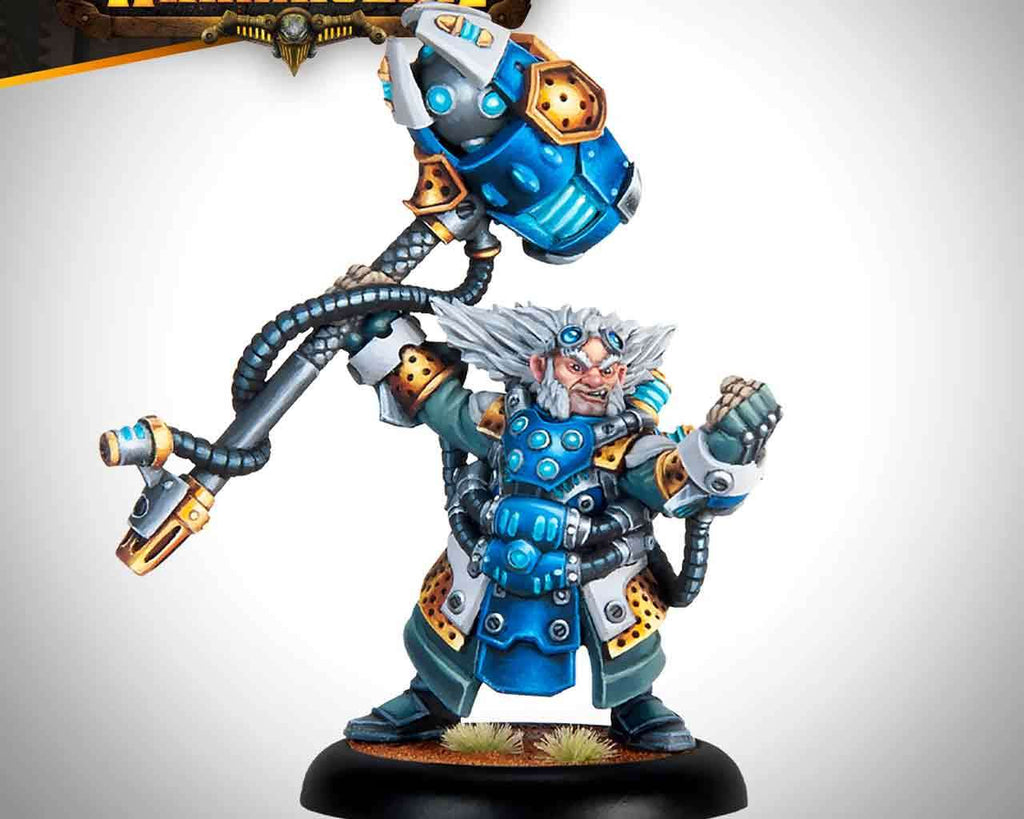Warmachine Cygnar Storm Forge Command Cadre steamforged games