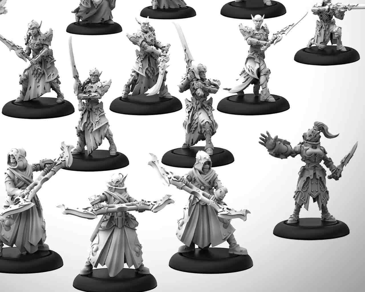 Warmachine Dusk House Kallyss Core Expansion steamforged games